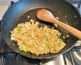 洋蔥鮭魚四季豆炊飯的食譜步驟5照片