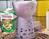 Foto langkah ke 6 dari resep Taro Milky Boba with Homemade Cream Cheese.