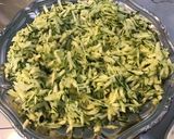 Une image de l'étape 4 de Salade de courgettes râpées aux sardines,oignon rouge et algues.