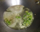 A picture of step 2 of Methi mix sabji.