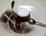 Foto del passaggio 6 della ricetta Tortino al cioccolato  mandorle e rhum