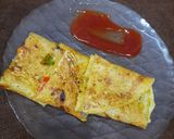 A picture of step 11 of Moong dal chilla.