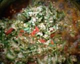 A picture of step 5 of Fresh okro soup.