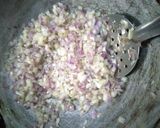 A picture of step 2 of Stuffed karele.