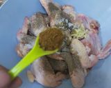 A picture of step 3 of Garlic chicken wings with paramesan cheese in airfryer.