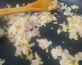 A picture of step 3 of Corn and Spinach Toast.