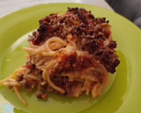 Foto del paso 7 de la receta: 💜 Falsa lasaña de espaguetis con bechamel especial (s/ lactosa)