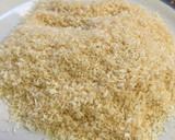 Foto del paso 2 de la receta: Leche de coco casera + bagazo de coco tostado + chía pudding de coco: sin gluten, vegan y sin azúcar