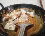 A picture of step 2 of Kathal masaledar sukhi sabzi.