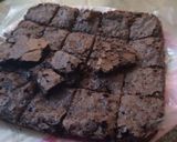 A picture of step 6 of Crinkle top Fudgey Brownie 😋 😍.