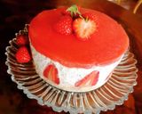 Pas rețetă Tort mousse cu căpșuni 5 fotografie