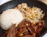 Foto langkah ke 4 dari resep Beef Pepper Rice.