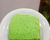 Foto langkah ke 3 dari resep Bolu pandan santan kukus lembut gurih.