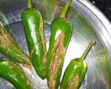 A picture of step 5 of Stuffed Masala Fried Chillies.