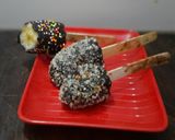 A picture of step 7 of #GA4#WEEK2#Banana pops.