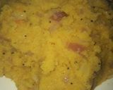 A picture of step 5 of Onion upma.