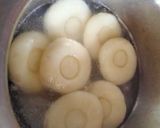 A picture of step 3 of Korean starter- chilli garlic potato bites.