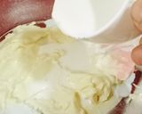 A picture of step 3 of No Bake Chocolate Bread Pudding with Custard Sauce.
