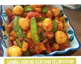 Foto langkah ke 7 dari resep Sambel goreng kentang telur puyuh.