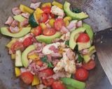 A picture of step 7 of My Halloumi Bacon Pasta for 1.