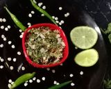 A picture of step 3 of Chilli thecha.