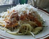Foto langkah ke 3 dari resep Spaghetti saos bolongnese ayam.