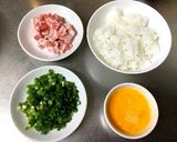 A picture of step 2 of Huh? Bibimbap? Super Tasty Fried Rice with BBQ Sauce.