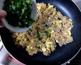 A picture of step 9 of Huh? Bibimbap? Super Tasty Fried Rice with BBQ Sauce.