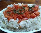Foto del paso 1 de la receta: Ensalada de arroz con restos de pechuga de pollo