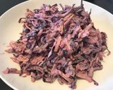 A picture of step 2 of Sweet & sticky wings with classic slaw.
