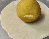 A picture of step 16 of Puranpoli.