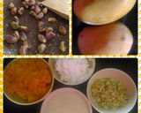 A picture of step 1 of Mango Roasted Pista Ice Cream.