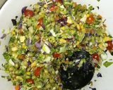 Foto del paso 5 de la receta: Ensalada verde con pollo y papas