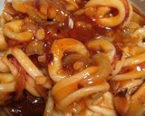 Foto langkah ke 5 dari resep Cumi Asam Manis Pedas.