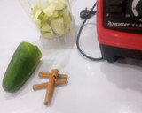 A picture of step 1 of Cucumber Smoothie.