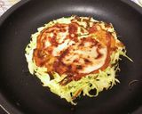 A picture of step 6 of Basic Okonomiyaki (No Okonomiyaki Flour Needed).