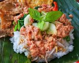 Foto langkah ke 6 dari resep Nasi Pecel Sambal Tumpang Khas Solo.