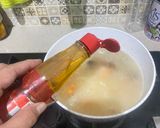 Foto langkah ke 3 dari resep 100. Tofu Egg Soup.