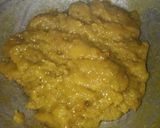 A picture of step 4 of Tirunelveli halwa(wheat flour halwa).
