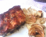Foto del paso 3 de la receta: Costillas asadas en salsa de verdejo a la barbacoa
