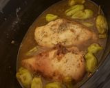 A picture of step 1 of Mississippi chicken.