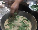 A picture of step 6 of Chicken stew in coconut with miracle plant Malunggay.