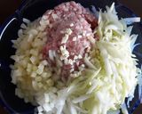 Foto del paso 1 de la receta: Hamburguesas de carne y zucchini 🍔😋