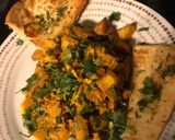A picture of step 4 of Chicken Rogan Josh.