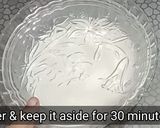 A picture of step 1 of Sooji Caramel Halwa/ Sheera.