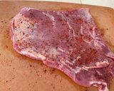 A picture of step 1 of Rolled Flank Steak Kebabs.
