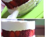 Foto langkah ke 15 dari resep Red Velvet Faultline Cake.