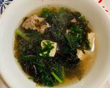 Hình bước làm 2 của món Canh rau tần ô