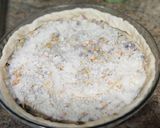 Foto del paso 12 de la receta: Quiche lorraine de puerro, champiñón y bacon 🥮🥓🥬