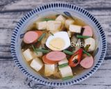 Hình bước làm 3 của món Canh Rong Biển Đậu Hũ Cay